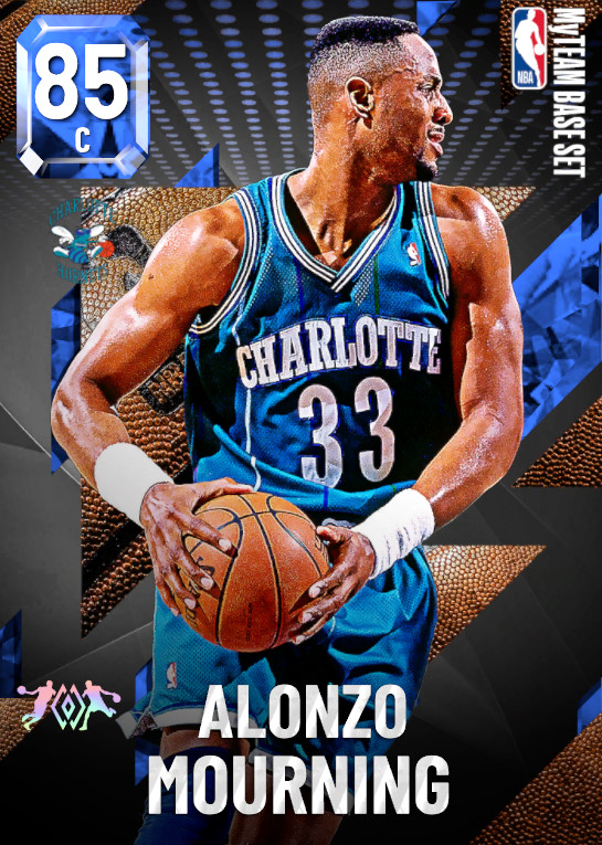 NBA 2K22  2KDB Sapphire Alonzo Mourning (85) Complete Stats
