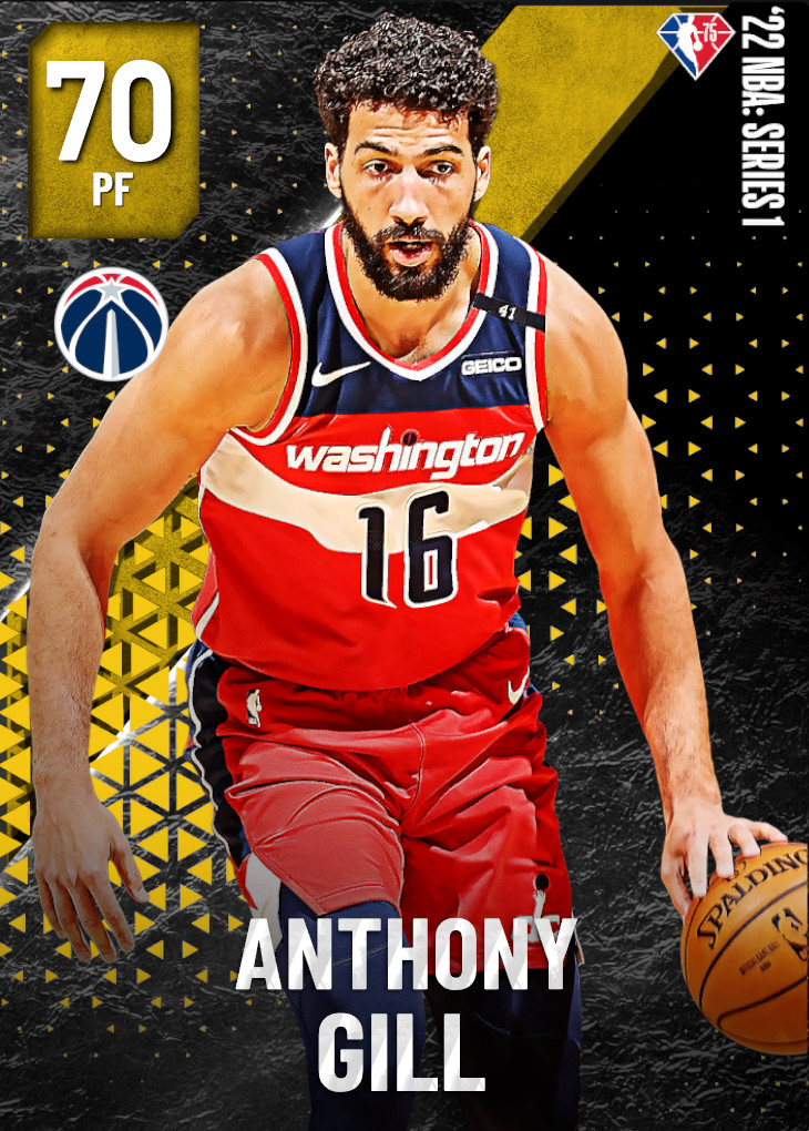 Washington Wizards Anthony Gill #16 Nba Basketball City