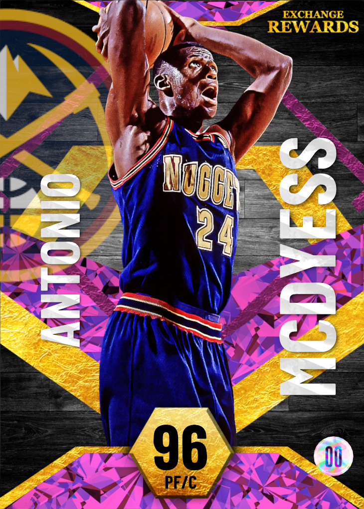 NBA 2K23  2KDB Diamond Antonio McDyess (92) Complete Stats