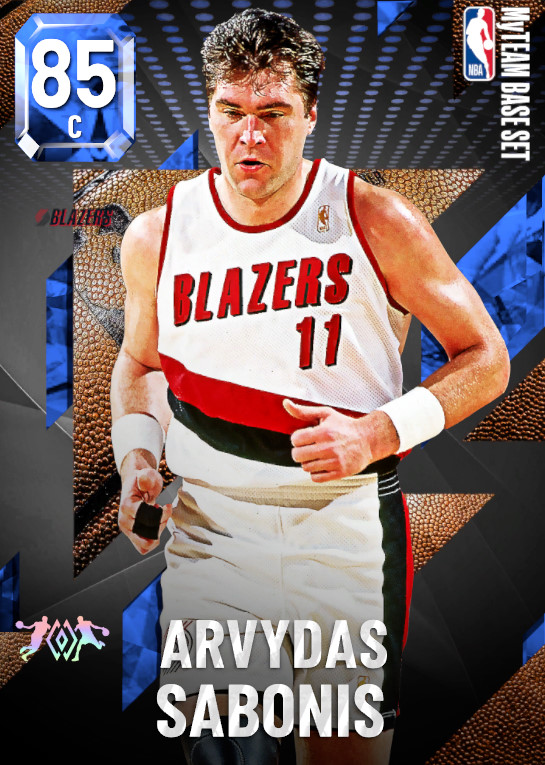 NBA 2K23  2KDB Pink Diamond Arvydas Sabonis (96) Complete Stats