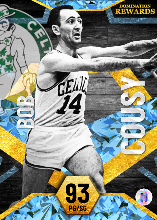 NBA 2K22  2KDB Diamond Bob Cousy (93) Complete Stats