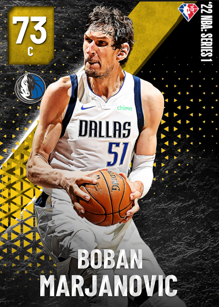  2021-22 Panini Hoops #122 Boban Marjanovic Dallas