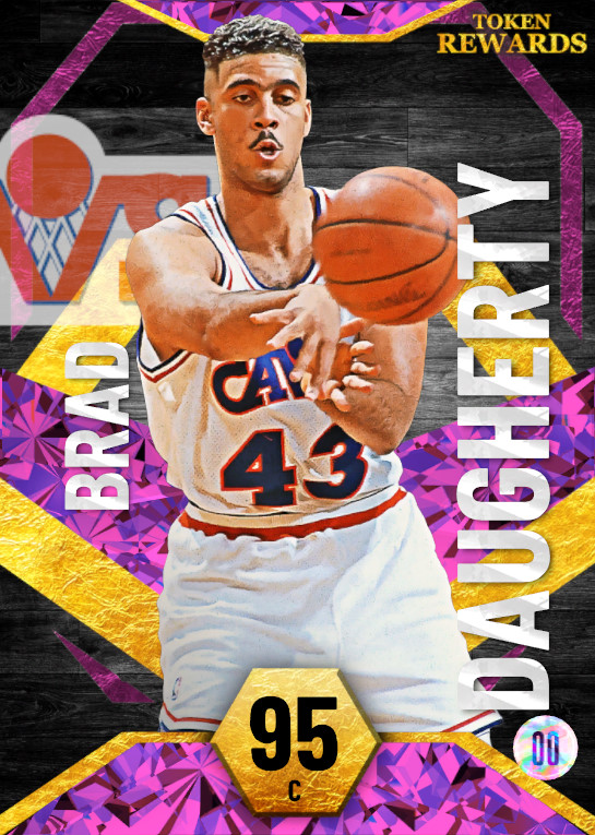 NBA 2K23  2KDB Pink Diamond Brad Daugherty (95) Complete Stats