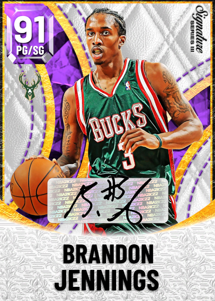 Brandon Jennings - NBA 2K20 Custom Card - 2KMTCentral