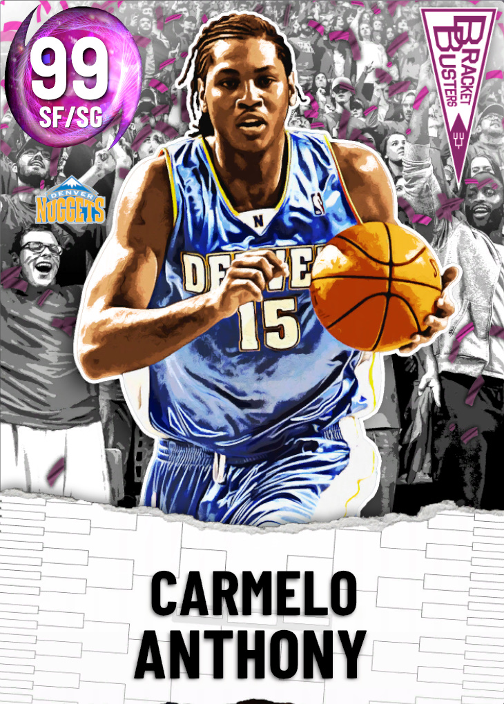Syracuse basketball cartoon: Carmelo Anthony 
