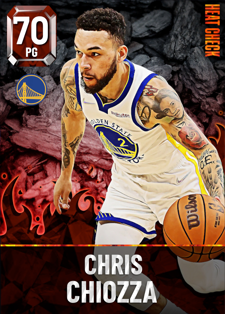 NBA 2K22  2KDB Gold Chris Chiozza (70) Complete Stats