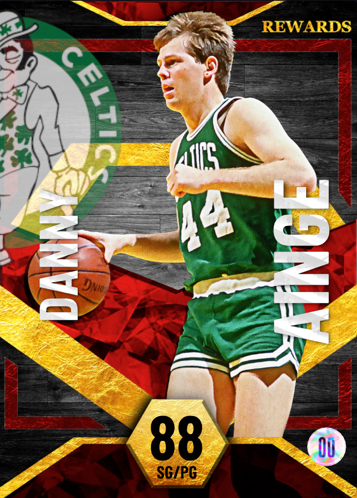 NBA 2K22  2KDB Gold Danny Ainge (75) Complete Stats