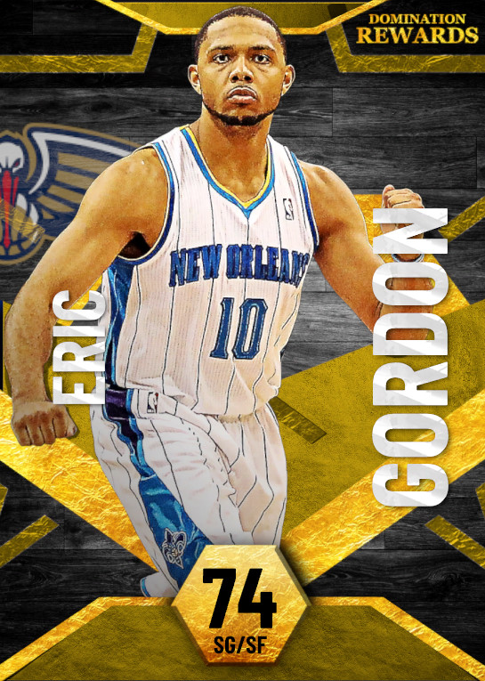 NBA 2K22  2KDB Gold Eric Gordon (75) Complete Stats