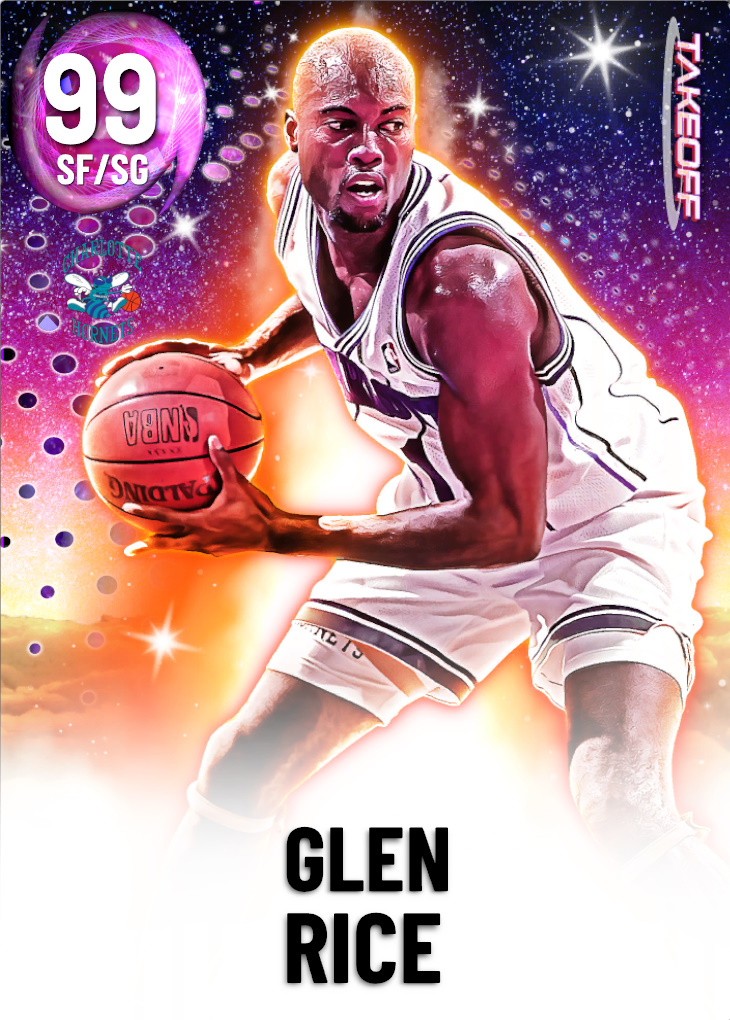 NBA 2K22  2KDB Dark Matter Glen Rice (99) Complete Stats