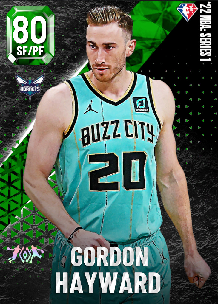 NBA 2K22  2KDB Emerald Gordon Hayward (80) Complete Stats