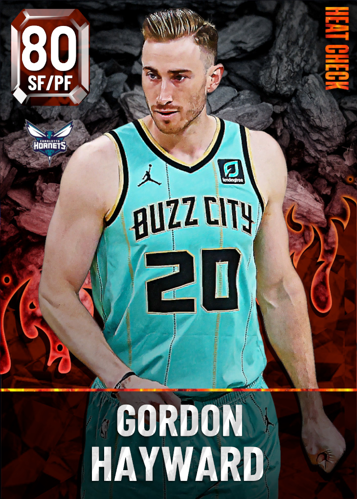 NBA 2K22 2KDB Emerald Gordon Hayward (81) Complete Stats