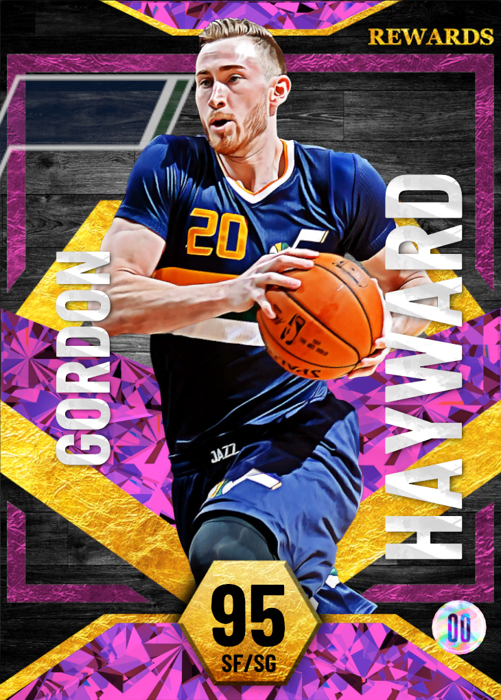 NBA 2K23  2KDB Pink Diamond Gordon Hayward (96) Complete Stats