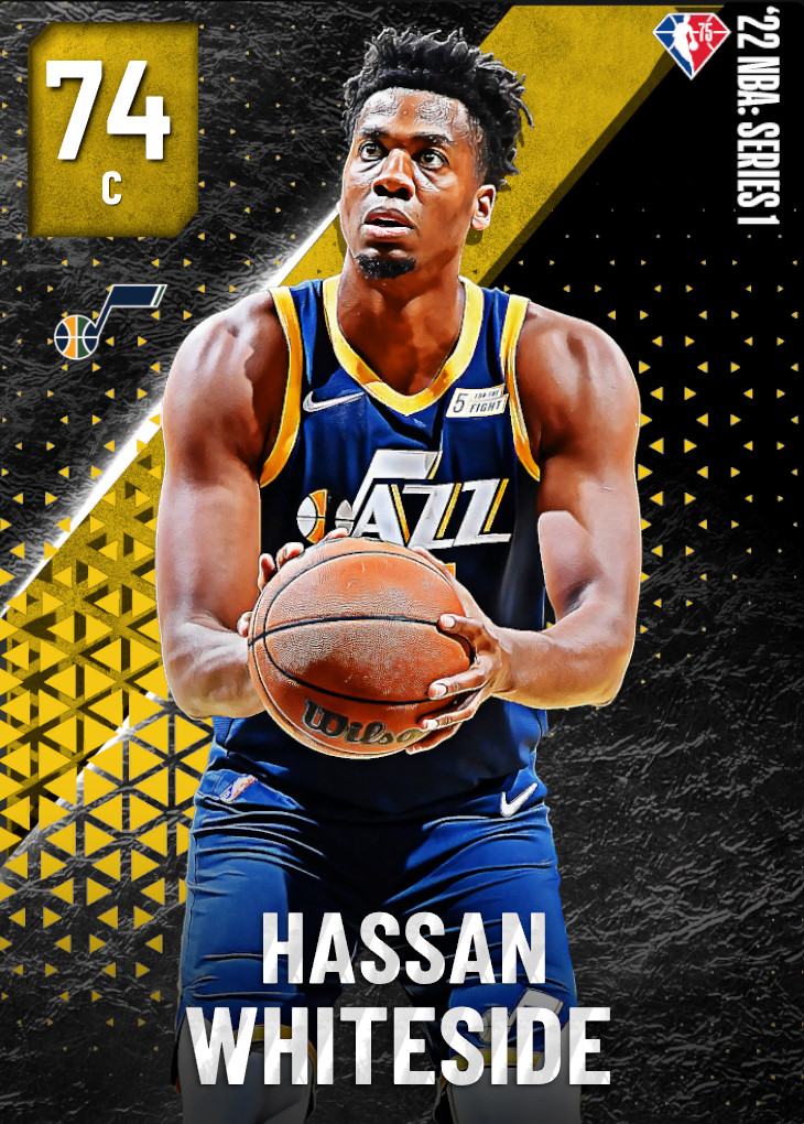 NBA 2K22  2KDB Gold Hassan Whiteside (74) Complete Stats