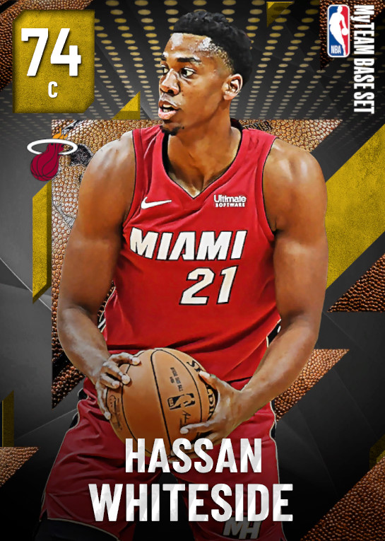 NBA 2K22  2KDB Gold Hassan Whiteside (74) Complete Stats