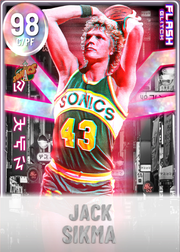 NBA 2K22  2KDB Galaxy Opal Jack Sikma (98) Complete Stats