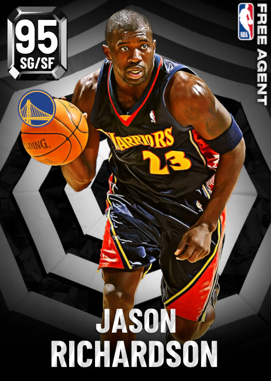 NBA 2K21  2KDB Pink Diamond Jason Richardson (95) Complete Stats