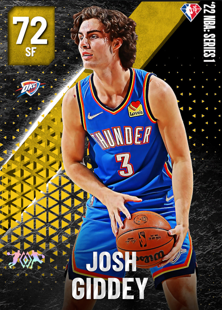 NBA 2K23  2KDB Sapphire Josh Giddey (84) Complete Stats