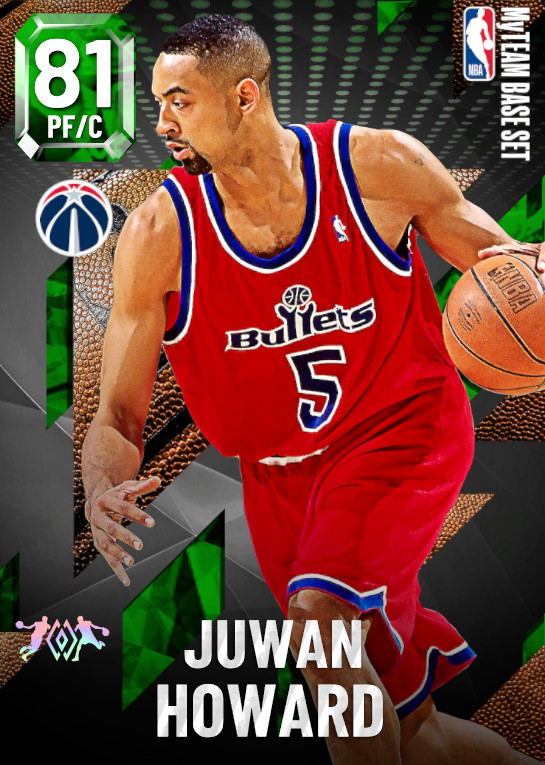 NBA 2K22  2KDB Emerald Juwan Howard (81) Complete Stats
