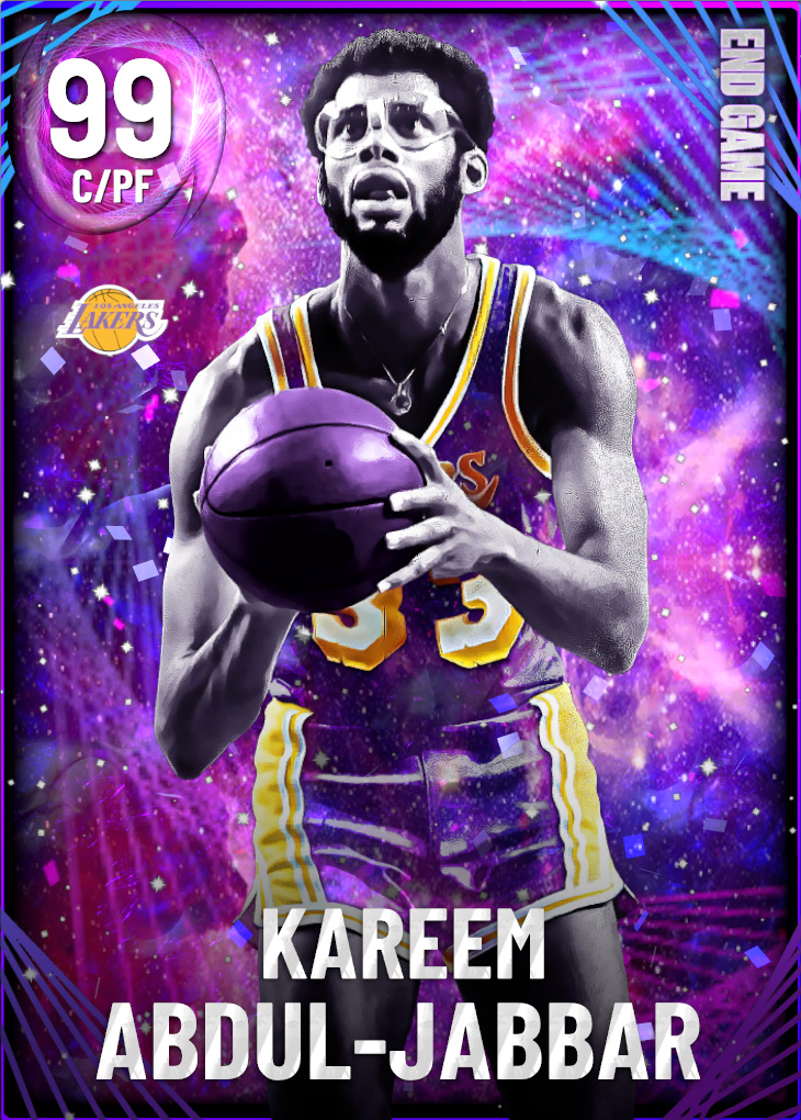 NBA 2K22  2KDB Dark Matter Kareem Abdul-Jabbar (99) Complete Stats