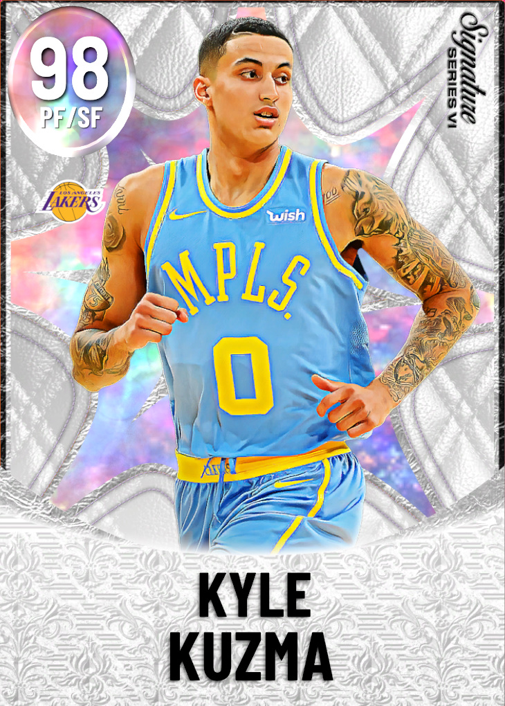 NBA 2K22 | 2KDB Galaxy Opal Kyle Kuzma (98) Complete Stats