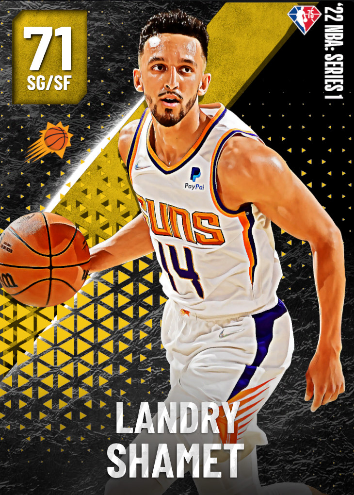 NBA 2K22  2KDB Emerald Landry Shamet (82) Complete Stats