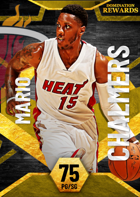NBA 2K23  2KDB Gold Mario Chalmers (73) Complete Stats