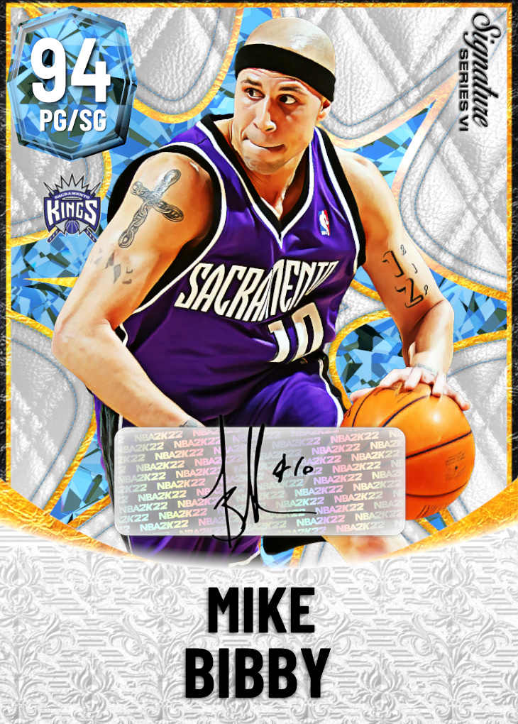 NBA 2K23  2KDB Diamond Mike Bibby (93) Complete Stats