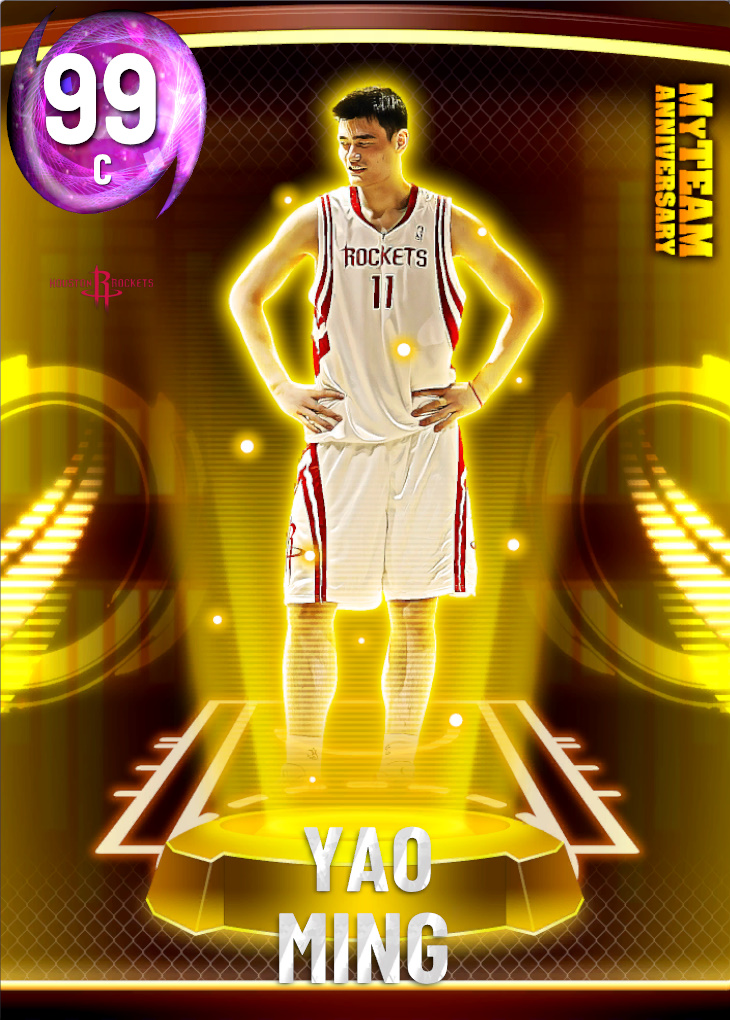 NBA 2K22  2KDB Dark Matter Ming Yao (99) Complete Stats
