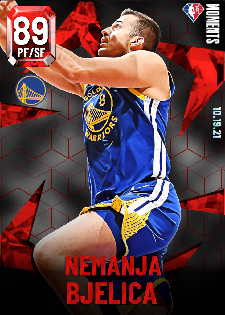 NBA 2K22  2KDB Gold Nemanja Bjelica (72) Complete Stats