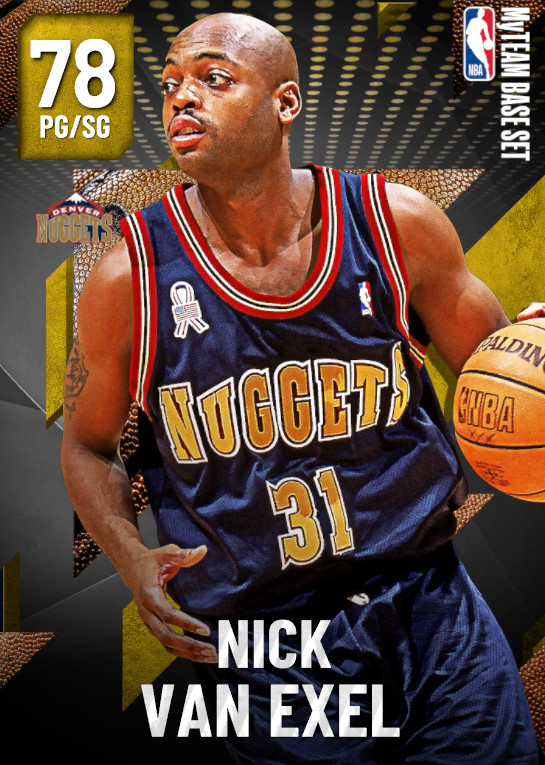 NBA 2K22  2KDB Pink Diamond Nick Van Exel (95) Complete Stats