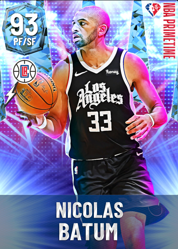 NBA 2K20  2KDB Diamond Nicolas Batum (95) Complete Stats