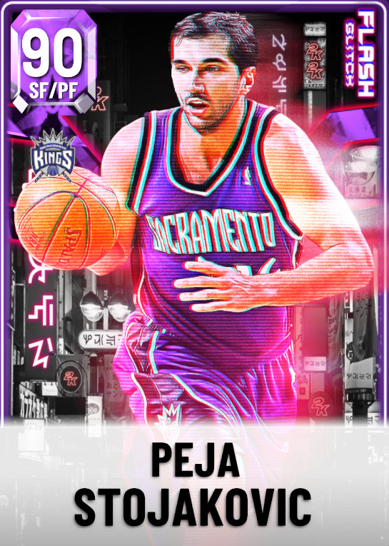 NBA 2K23  2KDB Ruby Peja Stojakovic (89) Complete Stats