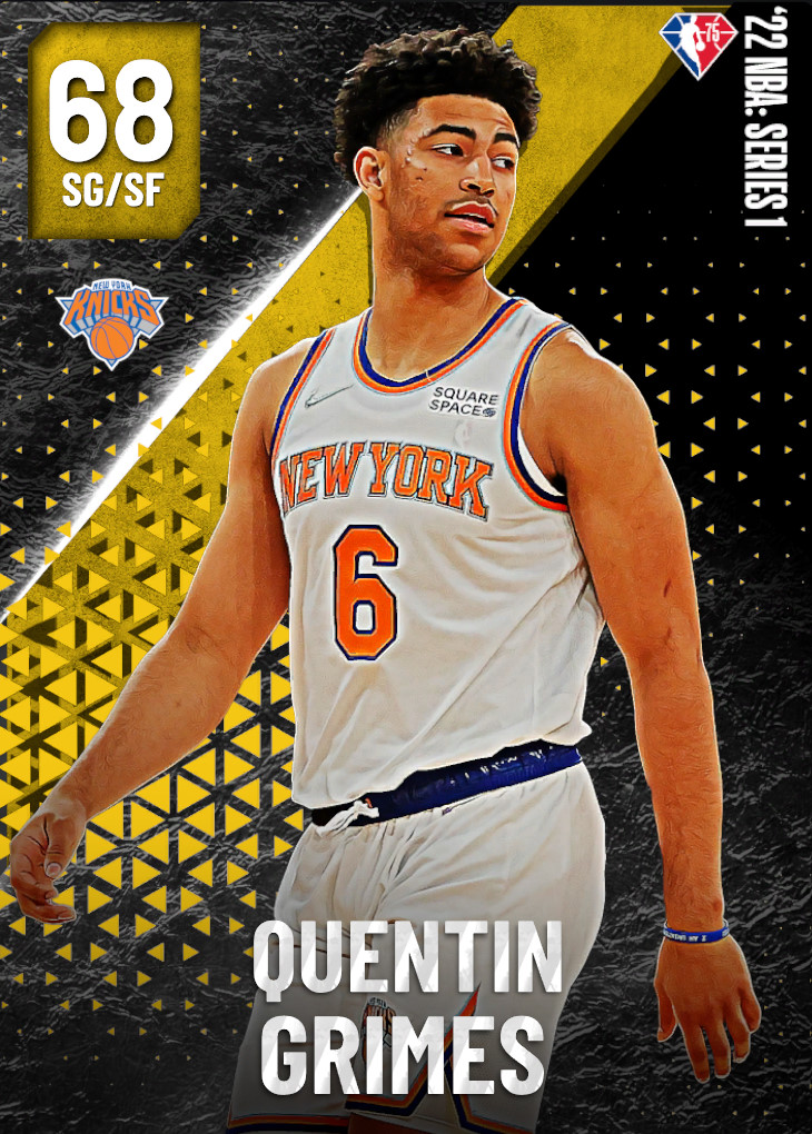 NBA 2K23  2KDB Gold Quentin Grimes (76) Complete Stats