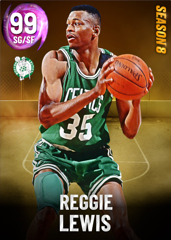 NBA 2K24  2KDB Sapphire Reggie Lewis (86) Complete Stats