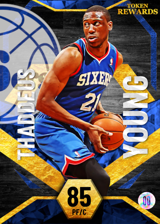 NBA 2K22  2KDB Gold Thaddeus Young (79) Complete Stats