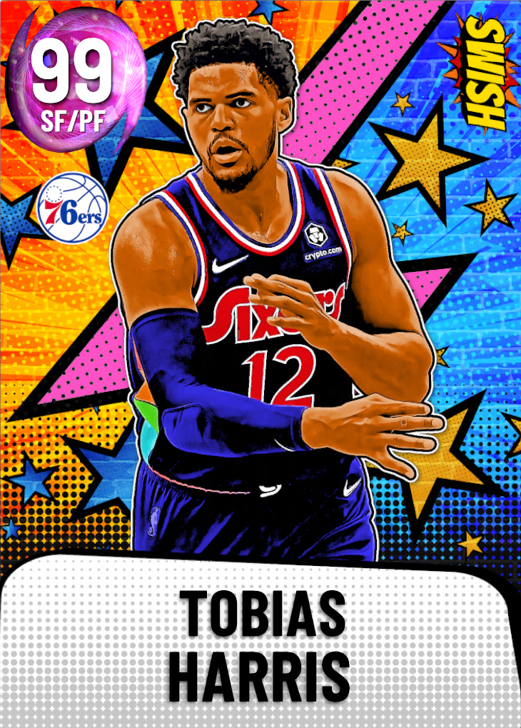 NBA 2K23  2KDB Emerald Tobias Harris (82) Complete Stats