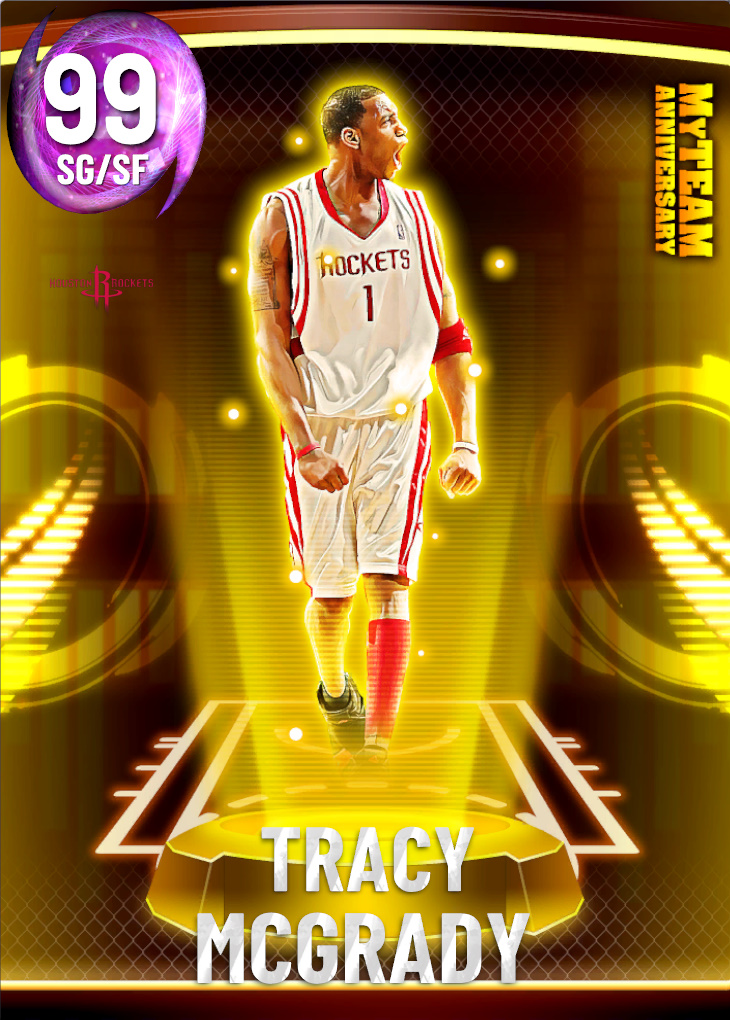 NBA 2K23  2KDB Pink Diamond Tracy McGrady (96) Complete Stats