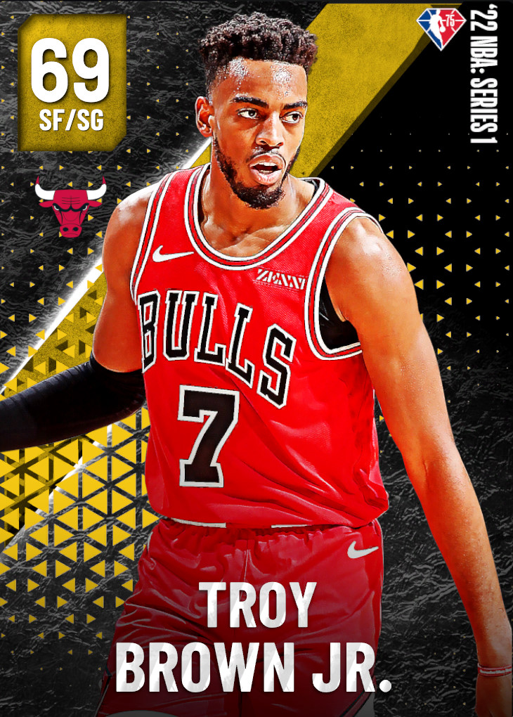 NBA 2K23  2KDB Gold Troy Brown Jr. (72) Complete Stats