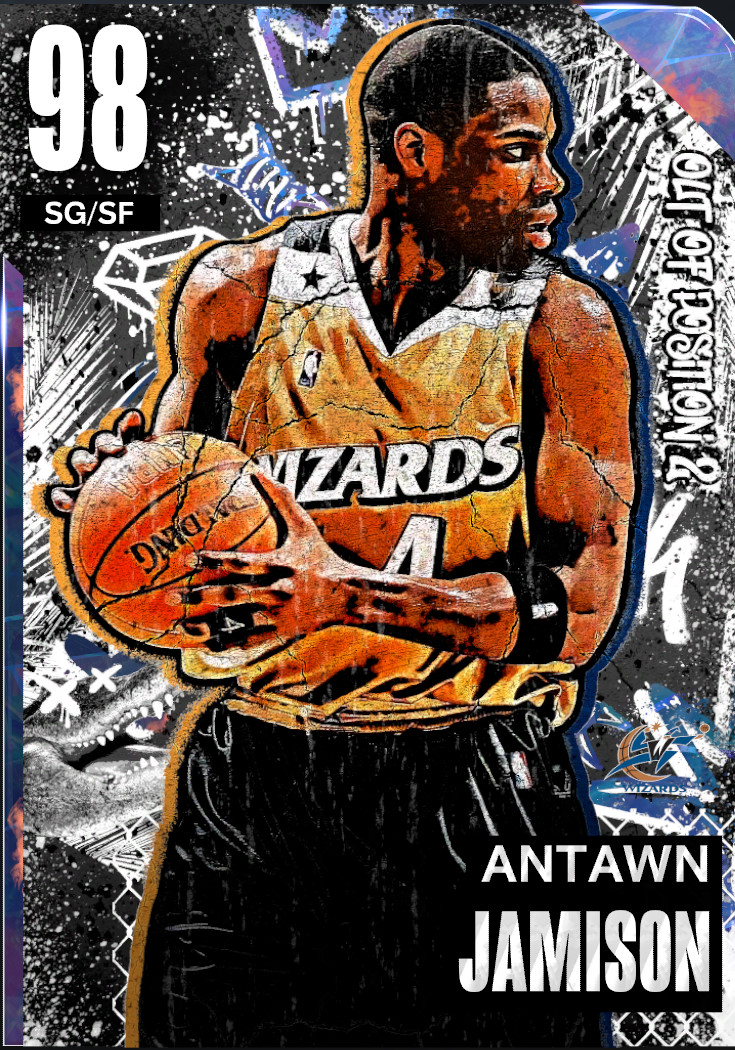 NBA 2K22  2KDB Diamond Antawn Jamison (93) Complete Stats