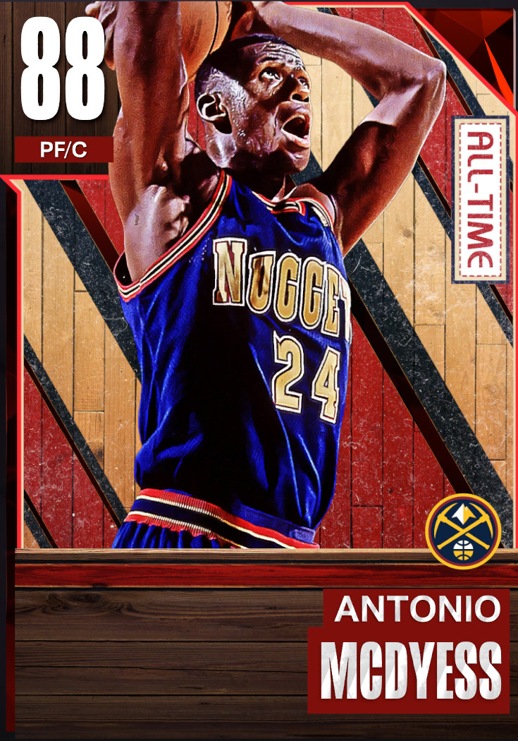 NBA 2K23  2KDB Diamond Antonio McDyess (92) Complete Stats
