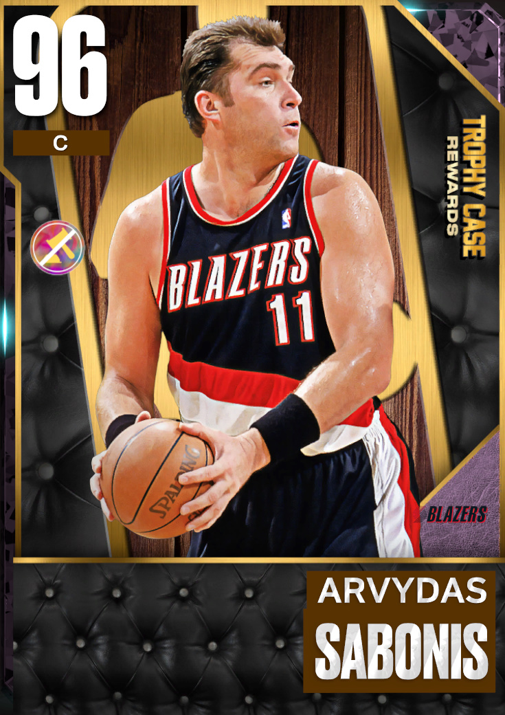 NBA 2K22  2KDB Dark Matter Arvydas Sabonis (99) Complete Stats