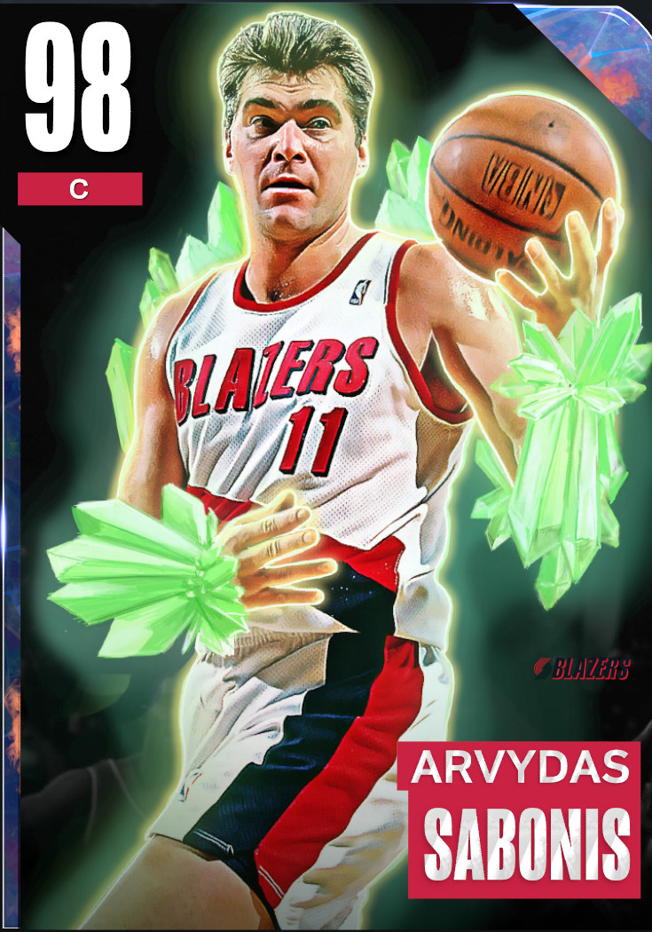 NBA 2K23  2KDB Galaxy Opal Gordon Hayward (98) Complete Stats