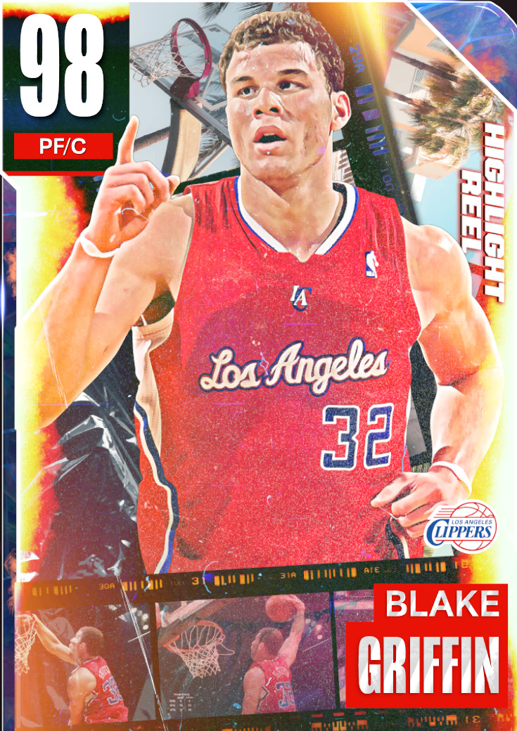 NBA 2K23  2KDB Galaxy Opal Blake Griffin (98) Complete Stats