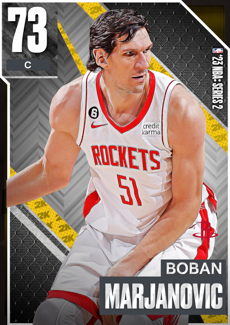 NBA 2K23  2KDB Gold Boban Marjanovic (70) Complete Stats