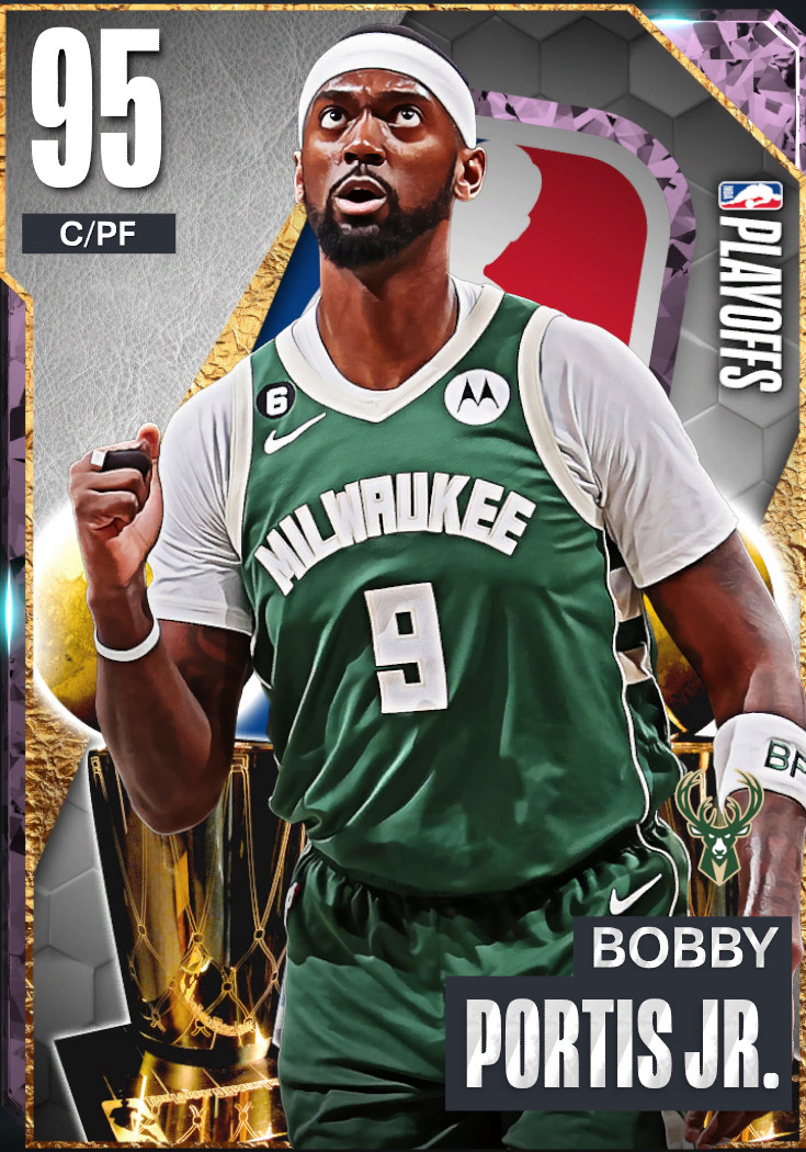 NBA 2K23  2KDB Pink Diamond Bobby Portis Jr. (95) Complete Stats