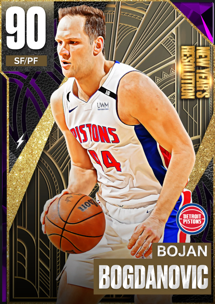 NBA 2K23  2KDB Gold Bojan Bogdanovic (77) Complete Stats