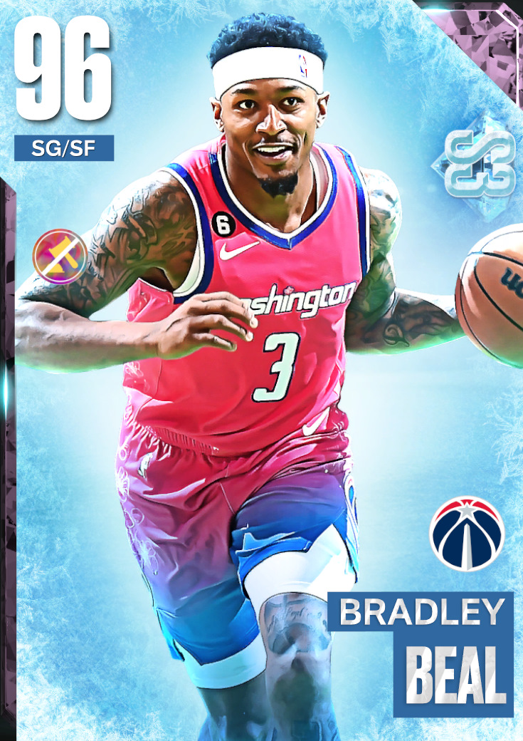 NBA 2K22  2KDB Amethyst Bradley Beal (90) Complete Stats