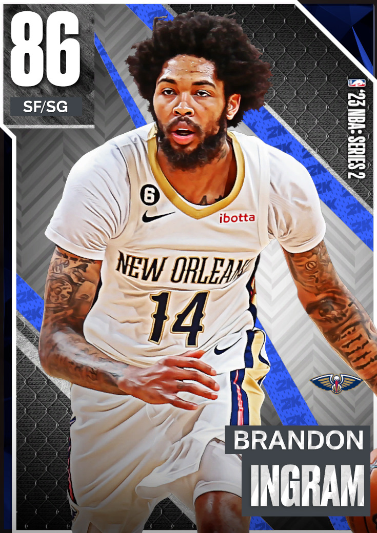 NBA 2K23  2KDB Pink Diamond Brandon Ingram (96) Complete Stats