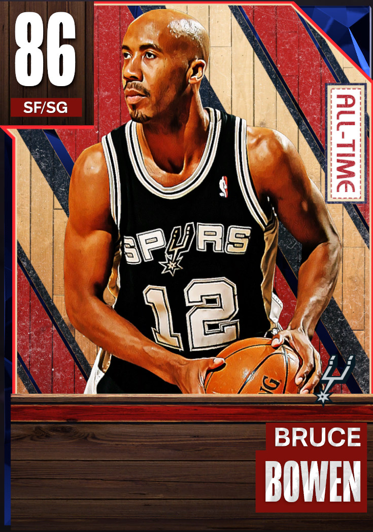 NBA 2K23  2KDB Amethyst Bruce Bowen (91) Complete Stats