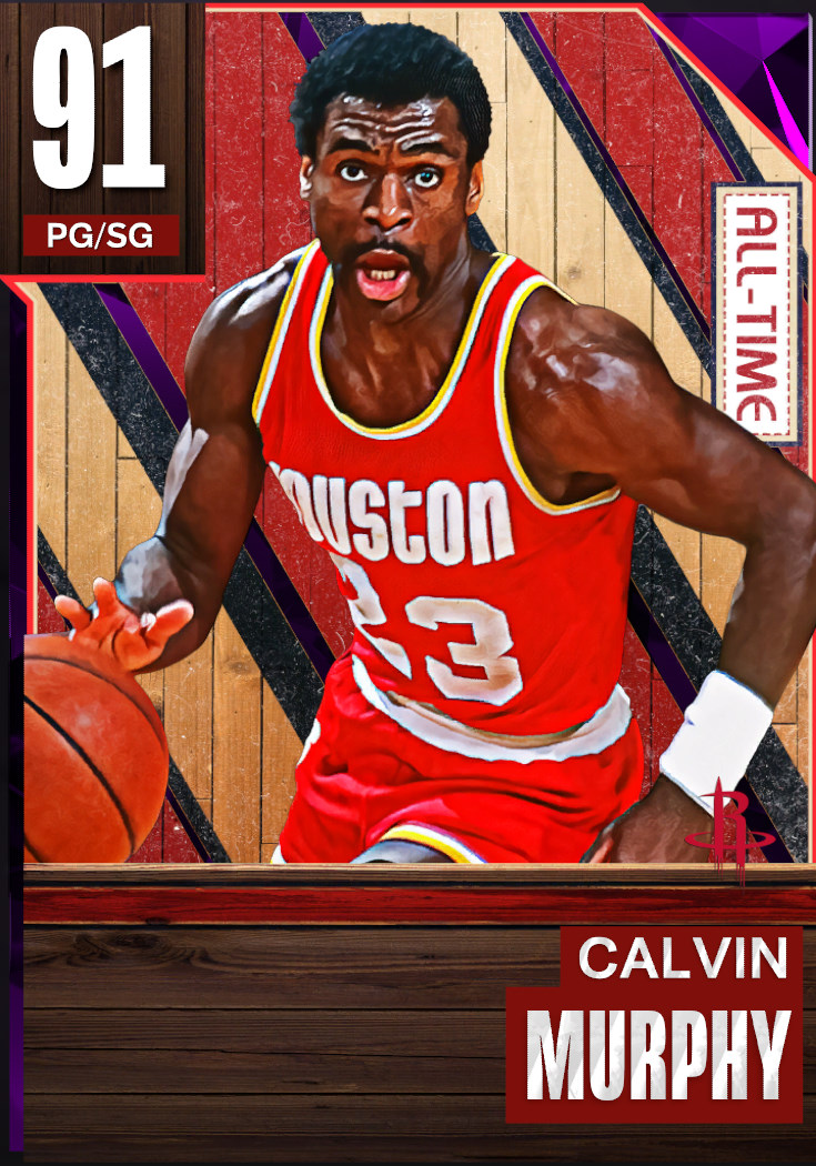 Calvin Murphy NBA 2K24 Rating (All-Time Houston Rockets)